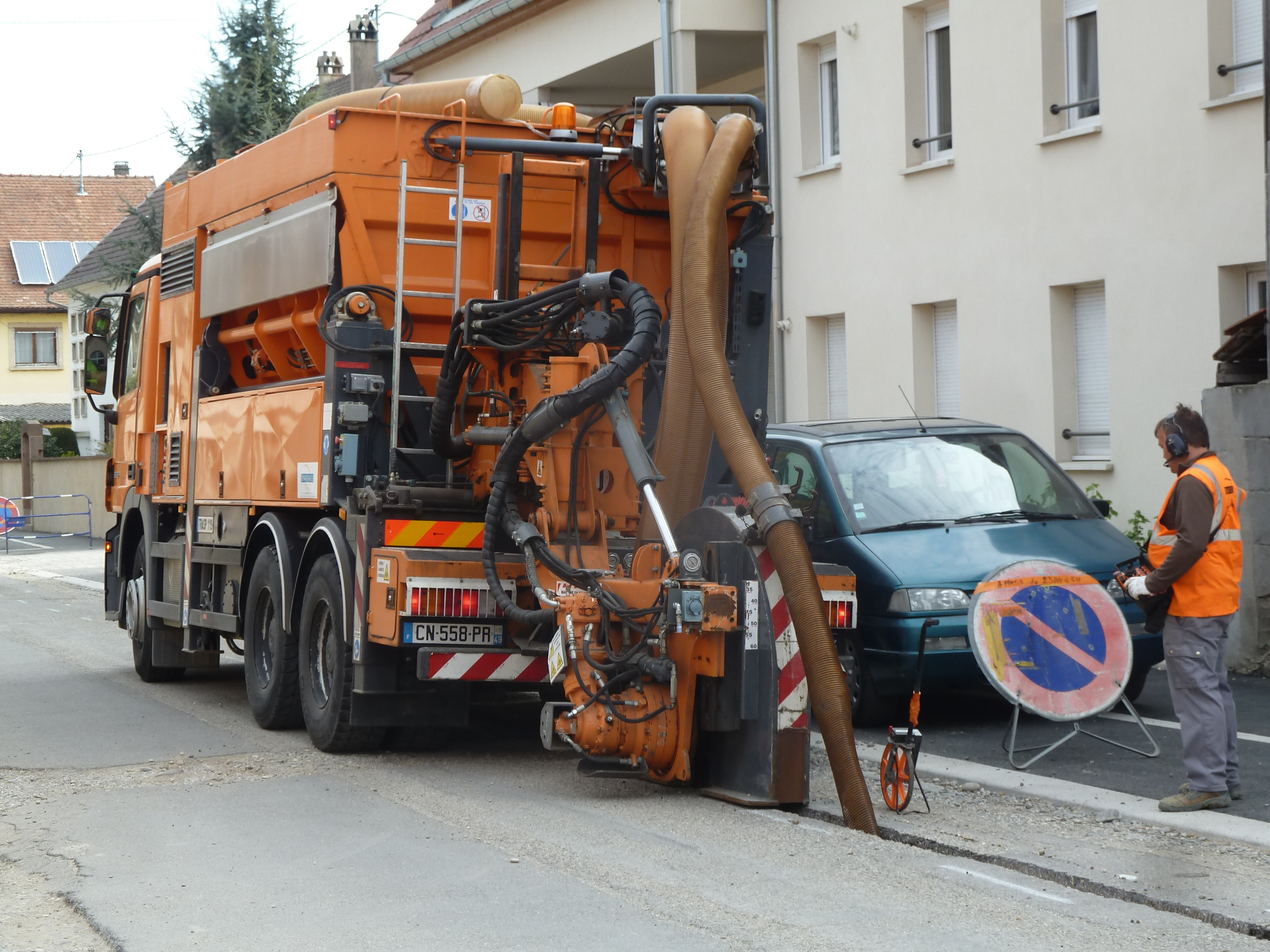 Chantier référence Béton Michel : MAC coloré à Huttenheim