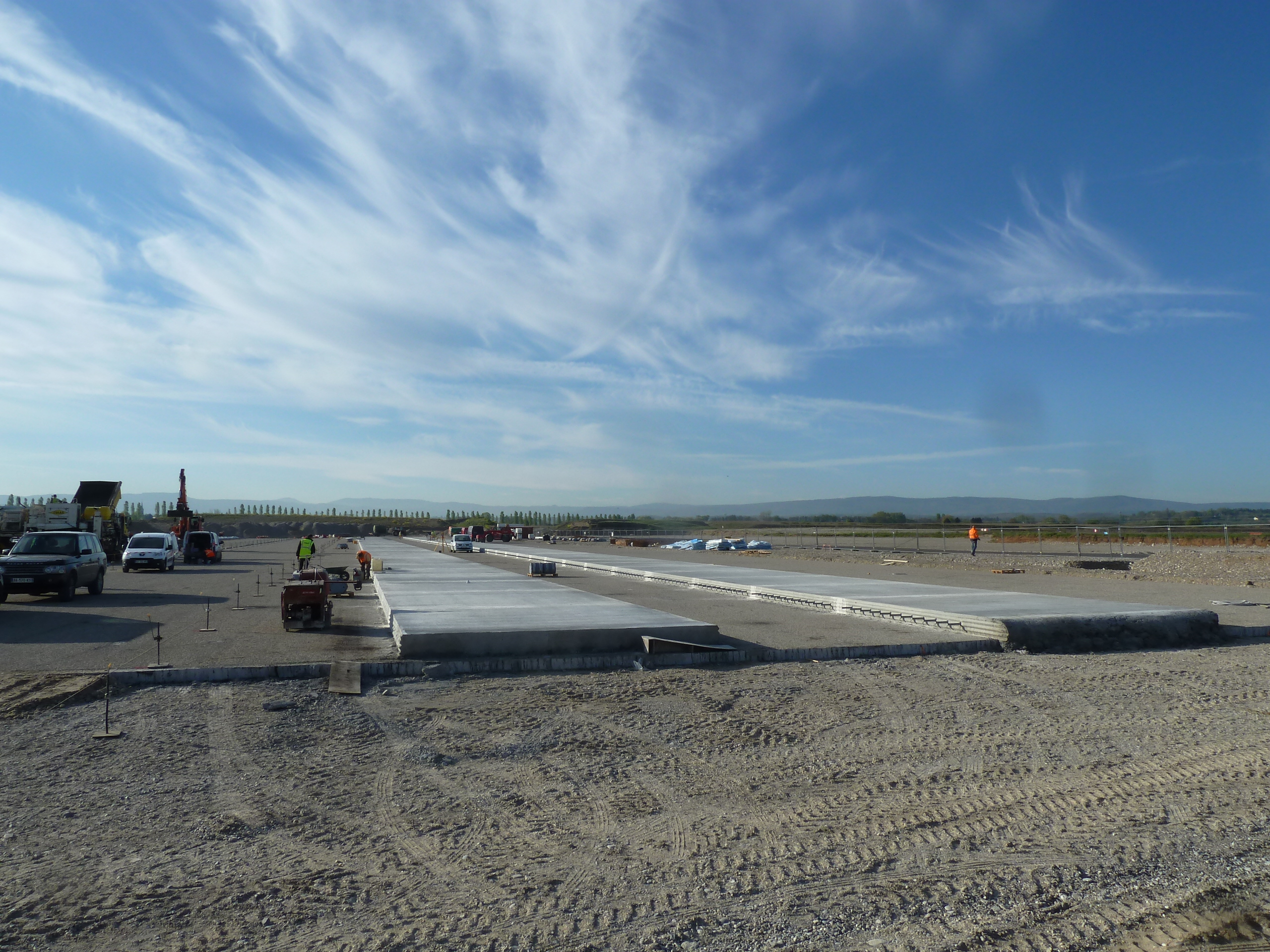 Chantier référence Béton Michel : Tarmac zone 4 EuroAirport