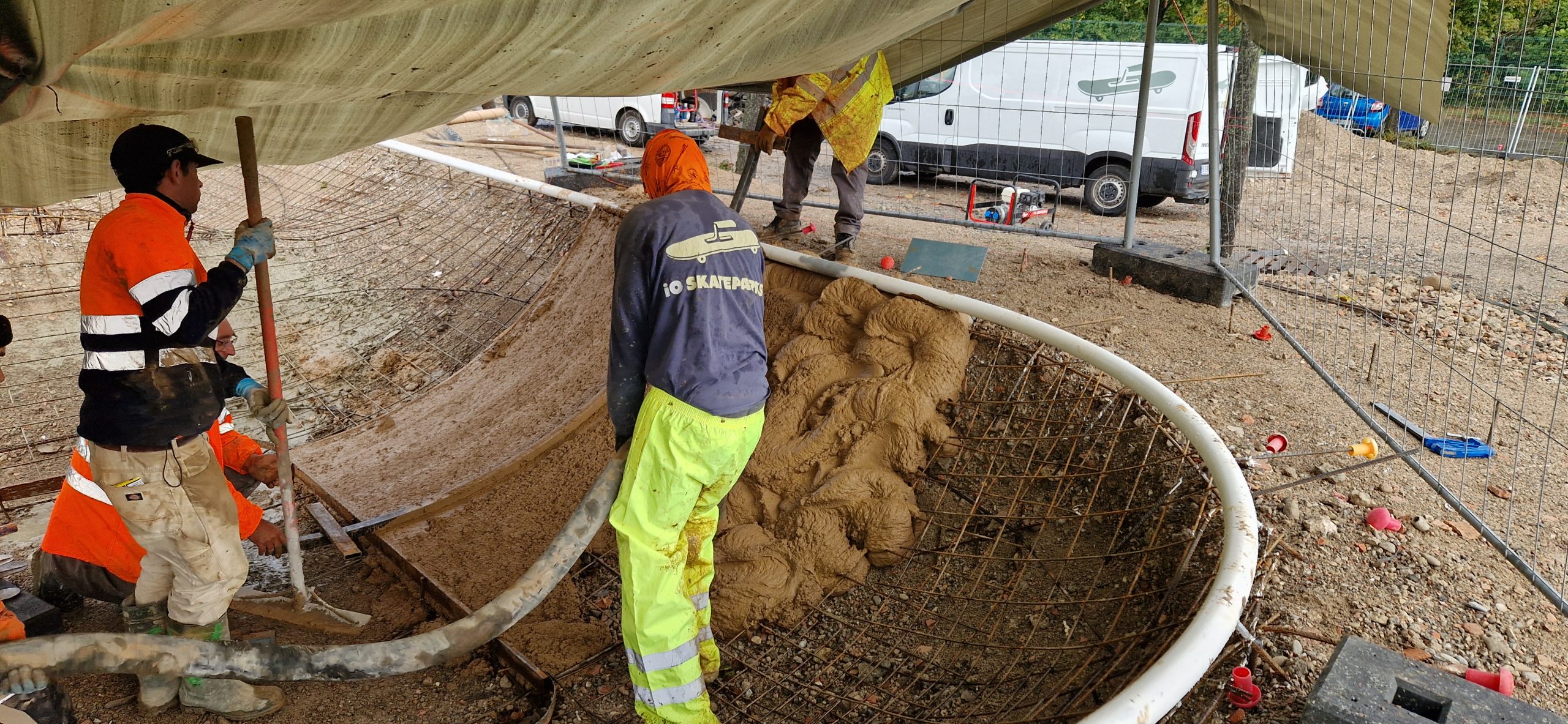 Chantier référence Béton Michel : Skatepark Wittelsheim