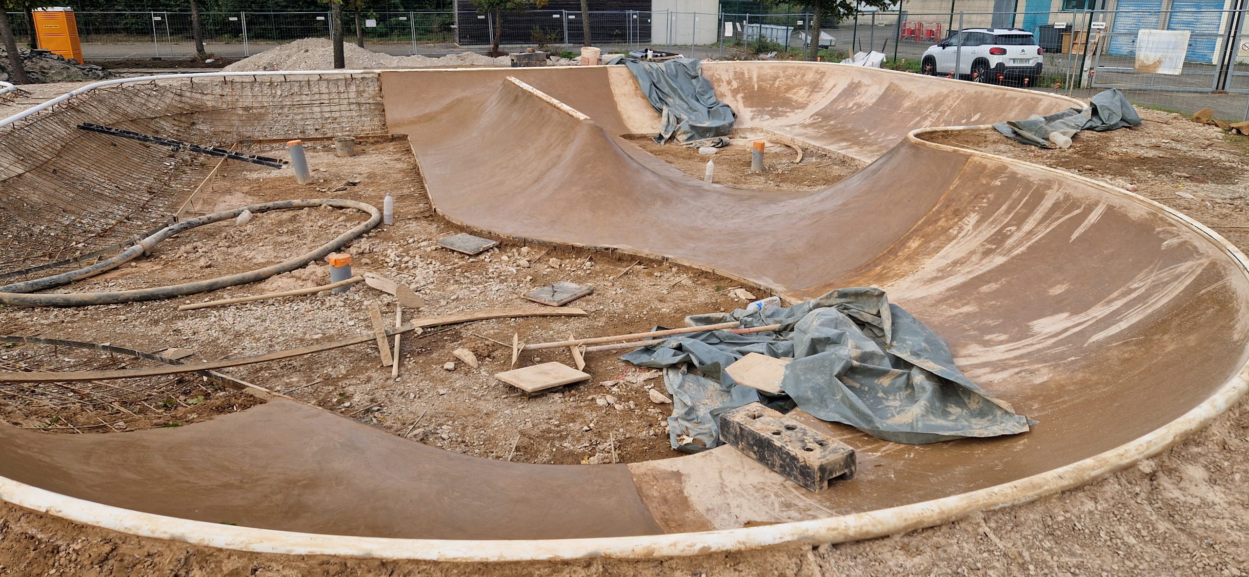 Chantier référence Béton Michel : Skatepark Wittelsheim