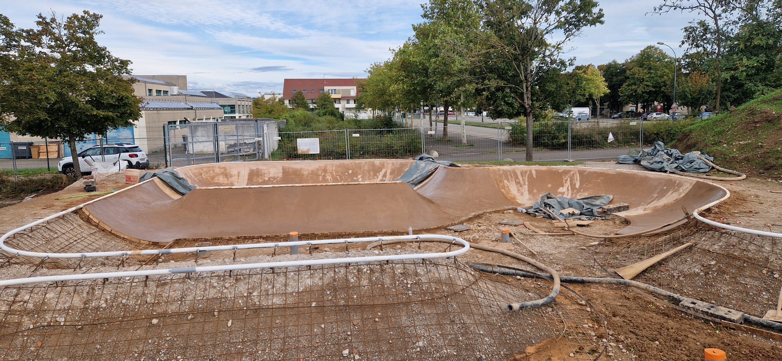 Chantier référence Béton Michel : Skatepark Wittelsheim