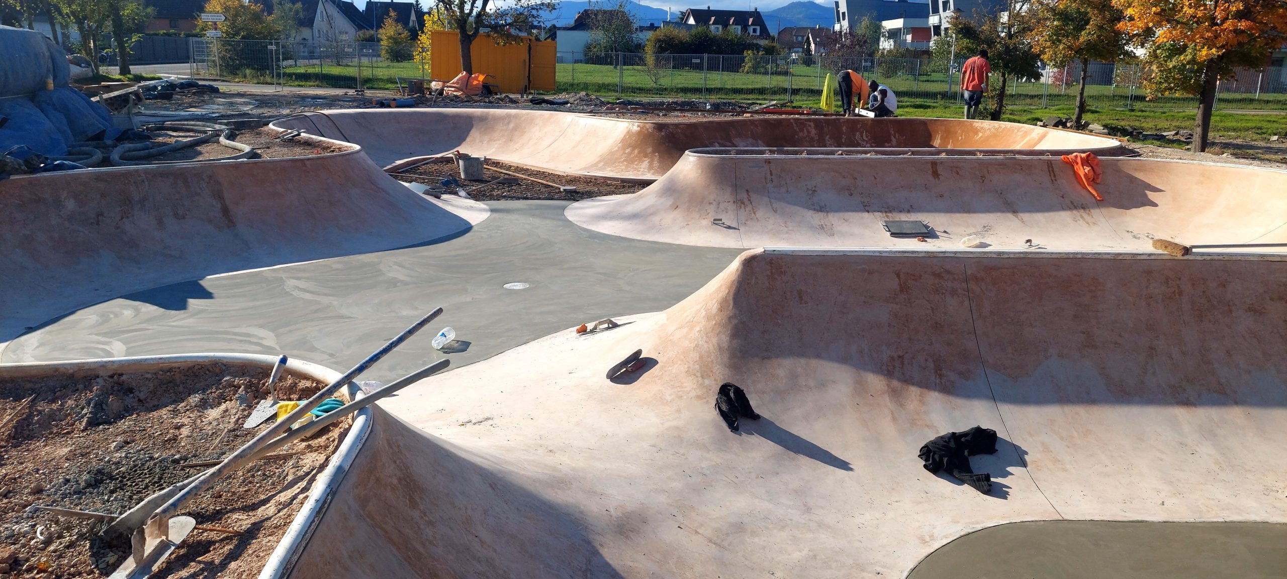 Chantier référence Béton Michel : Skatepark Wittelsheim