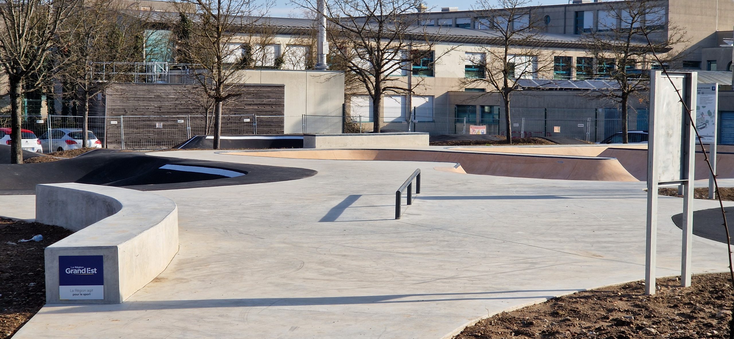 Chantier référence Béton Michel : Skatepark Wittelsheim
