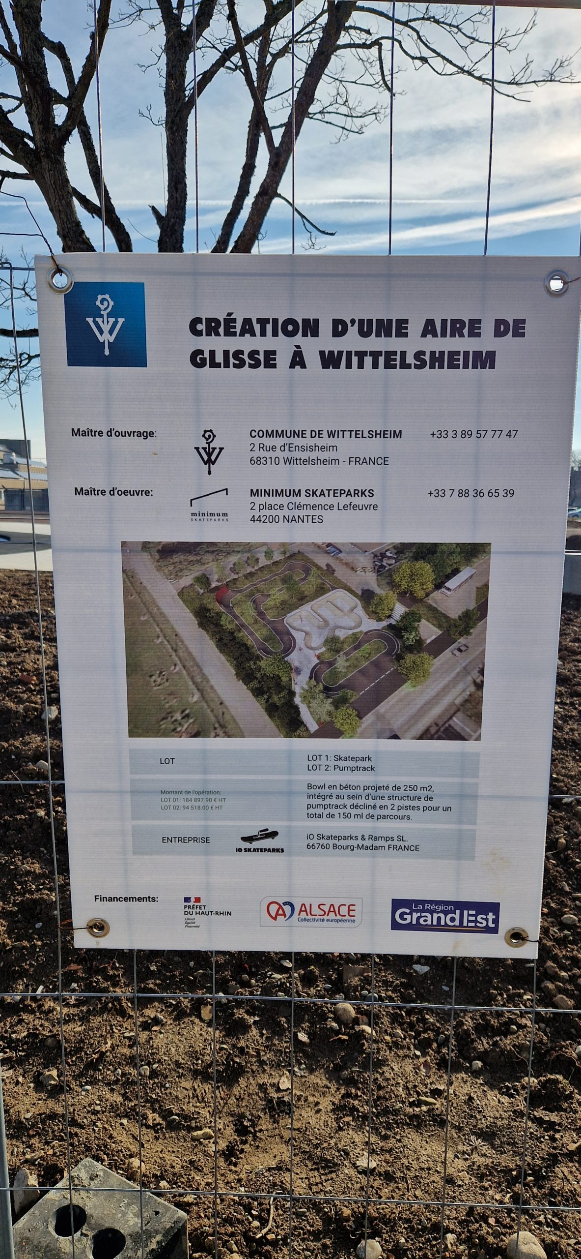 Chantier référence Béton Michel : Skatepark Wittelsheim